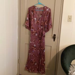 Beautiful silk wrap dress